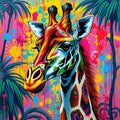 Pop Art Giraffe — Digital Art Print
