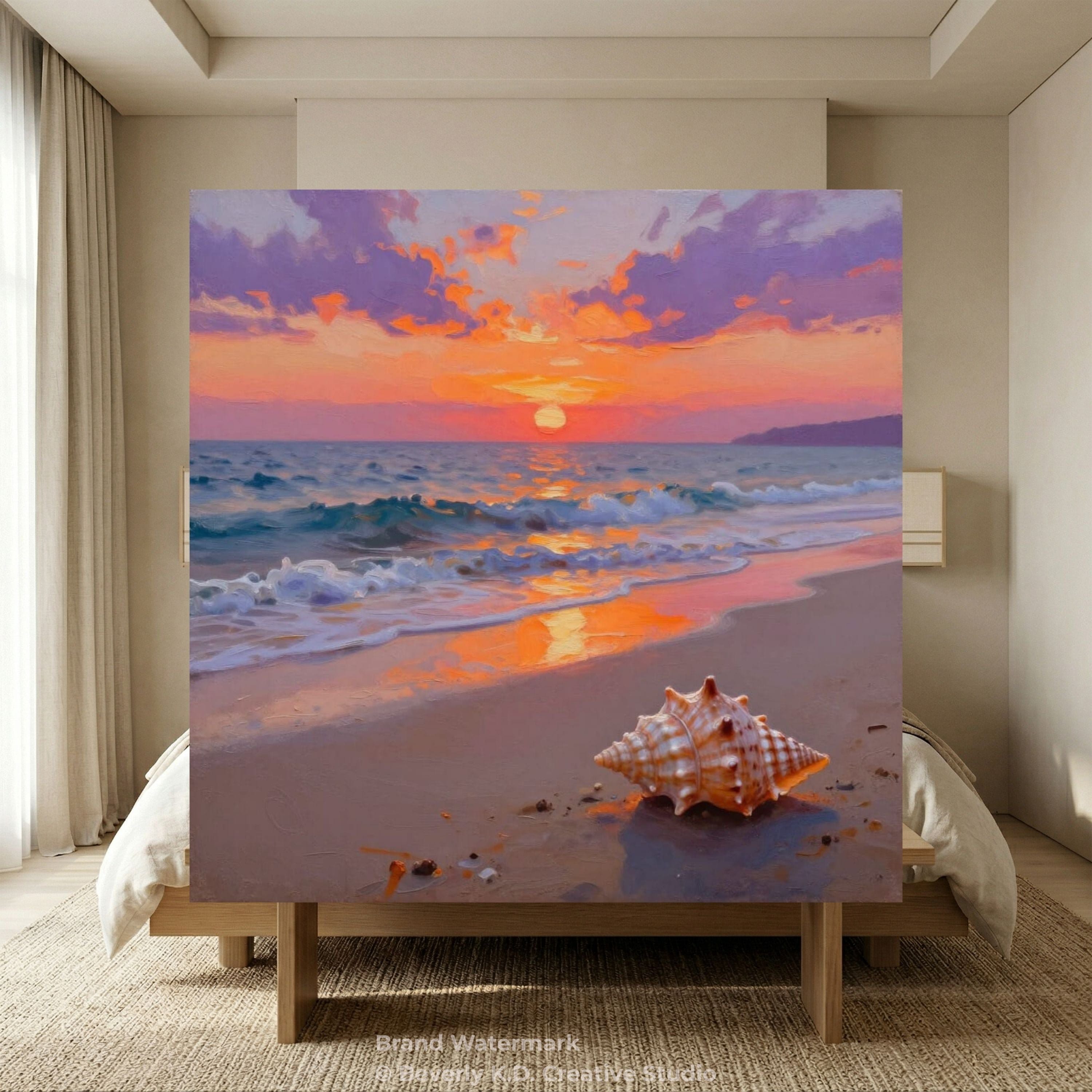 Coastal Sunset Shell