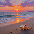 Coastal Sunset Shell