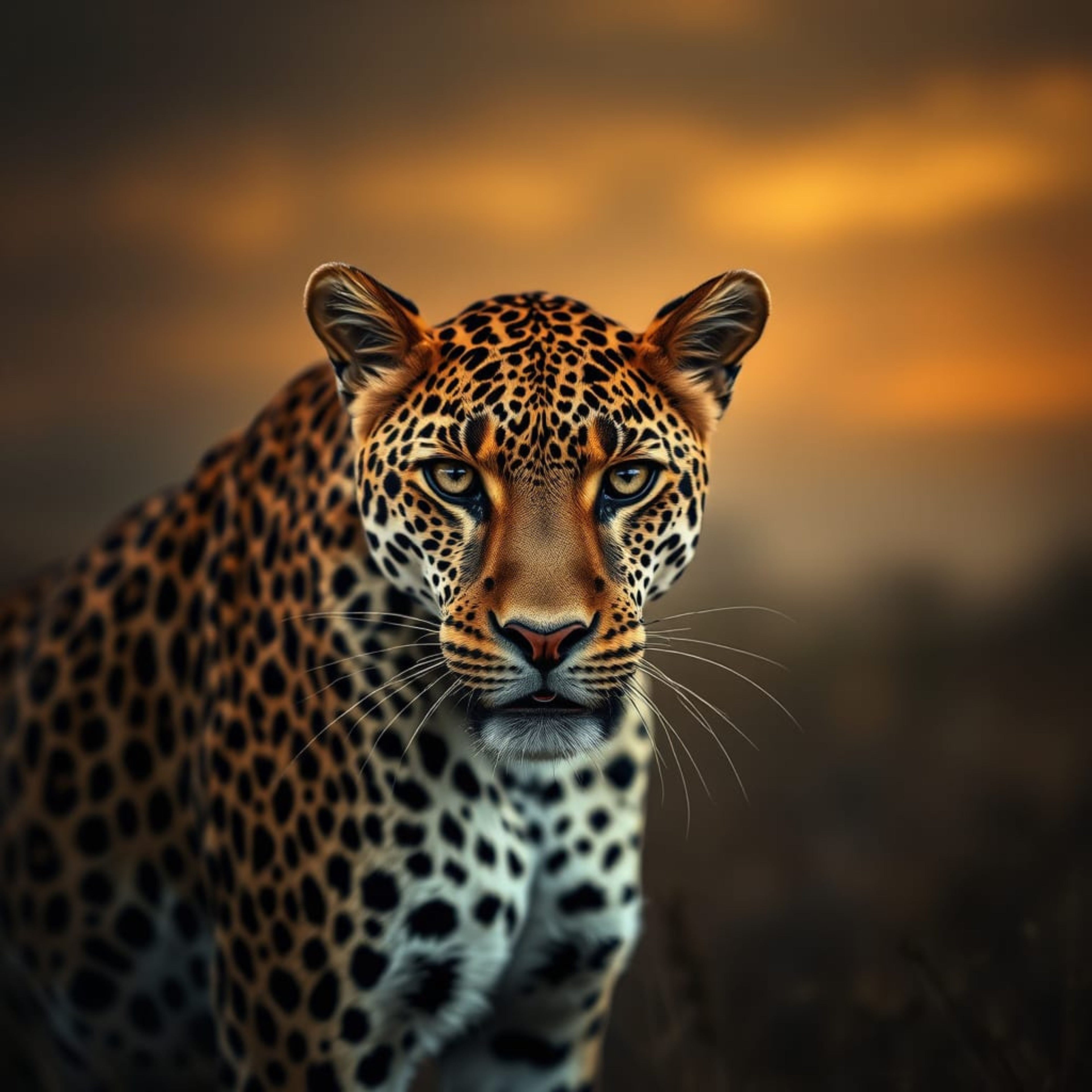 Golden Safari Leopard
