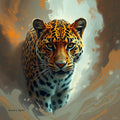 Golden Jaguar in the Jungle